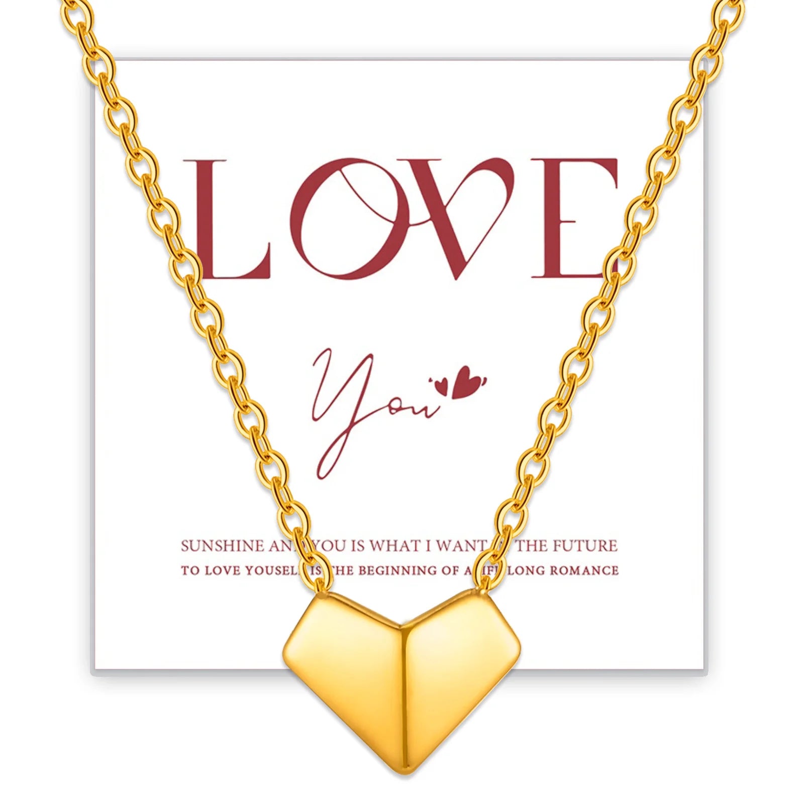 Naszyjniki Vnox Fine w kształcie serca